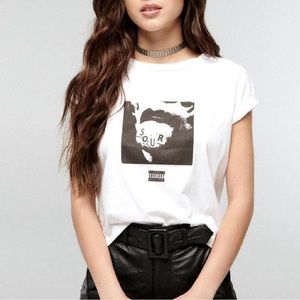 Olivia Rodrigo Sour Album track list crop Shirt xxl